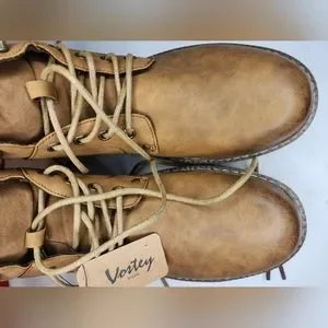 Vostey Men\'s Chukka Boots Yellow Brown Size 9.5 New with Box Amazon.com | Vostey Men main image 2